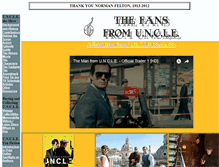 Tablet Screenshot of manfromuncle.org